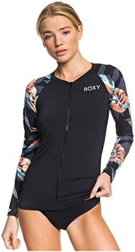 Amazon Roxy レディース 長袖 ジップアップ ファッション ラッシュガード 水着 オーバーウェア 通販