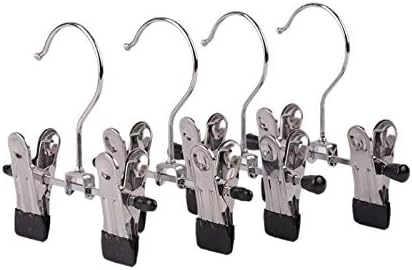 SUNTRADE Double Adjustable Clips Boots Hangers,Space Saving Boots Socks Bags Hanging Clips Boot Holder Boot Organizer,Set of 6