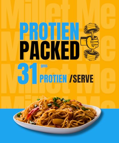 Image of Millet Me by kuizeens Health Land Keto Noodles - 220g, Pack of 4 | Low Carb & 64g Protein Healthy Noodles | Gluten Free, Maida-Free, Non-Fried & Diabetic Friendly | Keto Diet Snacks
