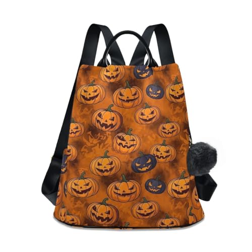 Sac à dos de voyage citrouilles idéal pour les weekends d'automne et les sorties de gare