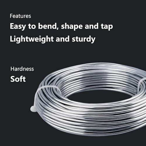 ZDLSDL Aluminium Wire, 3 mm x 30 m, Polished, 10 Gauge, 300 grams, Craft Wire for Handmade Craft Projects - Image 3