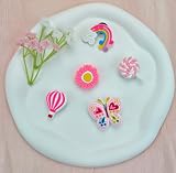30,50,100 Pcs Random Pink Croc Charms for Girls Women, Cute Shoe Decoration Accessories Pins, Fun Mystery Bulk Gift Box for Clog Sandals, Birthday Party Favors (30 Pcs)