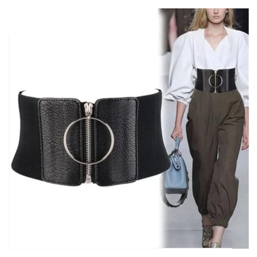 Plus Size Corset Belt Wide Stretch Cummerbunds Big Elastic Designer Belts for Women for decoration2