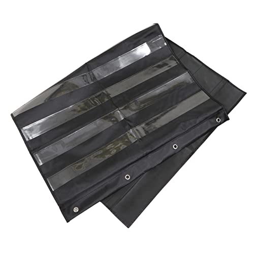 Poche murale en polyester noir pour stopper le désordre des fiches de maternelle