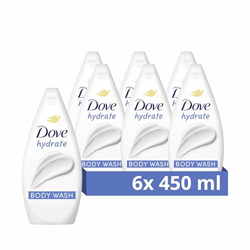 Dove Nourishing Body Wash Soft Smooth Creamy Gentle Skin Cleanser Pack 6 x 450ml - Image 3