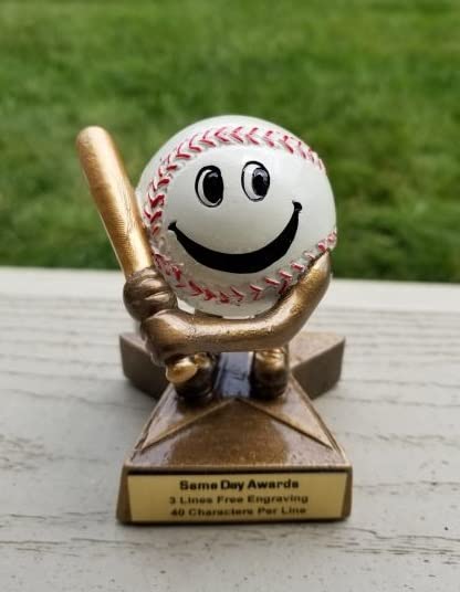 Same Day Awards Lil Buddy Trophy 4 Inches - Engraving Included (Baseball)