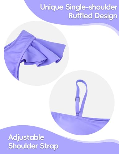 Girls Swimsuit Bikini Set 2 Piece Quick Dry Ruffle Bathing Suit Kids Swimwear with Spaghetti Strap3