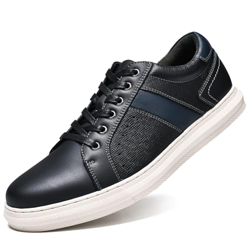 Arkbird Mens Casual Shoes Leather Fashion Sneakers Business Casual Dress Sneakers Lace-up Oxford Shoe for Men