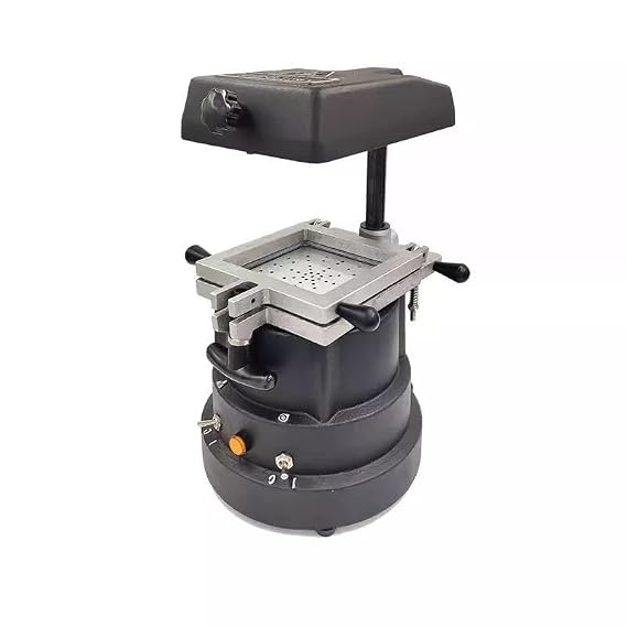 1200W Dental Lab Vacuum Former Forming And Molding Machine Thermoforming Tool Black
