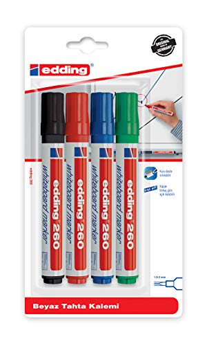 Edding Turkey ED260B499 Edding 260 Beyaz Yazı Tahtası Kalemi