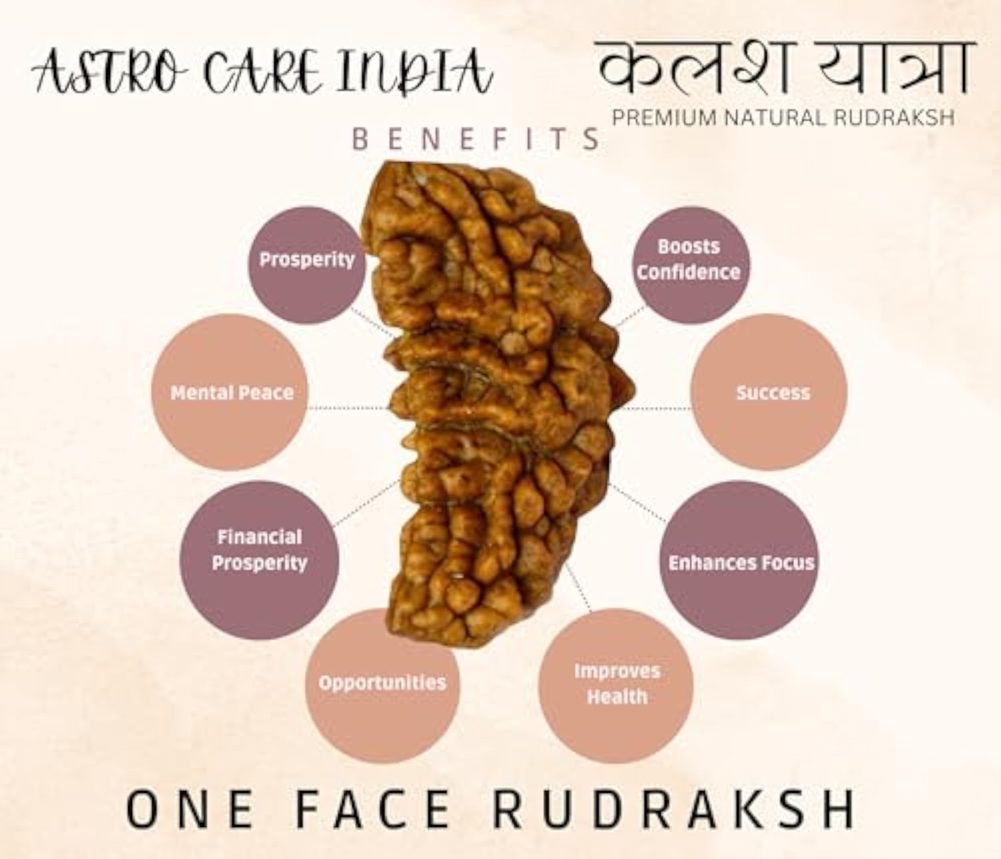 Certified Original Nepali 1 Mukhi Rudraksha Pendant