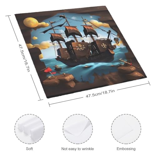 Servilletas de Tela Reutilizables 18x18 Pulgadas Pack 4 miniatura 2