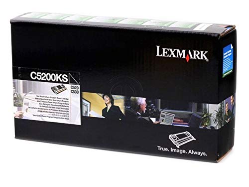 Toner noir Lexmark C 530 DN cartouche originale Lexmark C5200KS 1500 pages