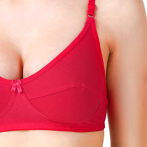 Image of Fasense Women's Wire Free Non Padded Cotton Bra
