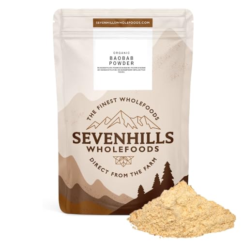 Sevenhills Wholefoods Organic Baobab Powder, Wild-Harvested in Africa ...