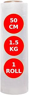 MOMENT 1.5KG Clear Stretch Film Wrap 1 roll