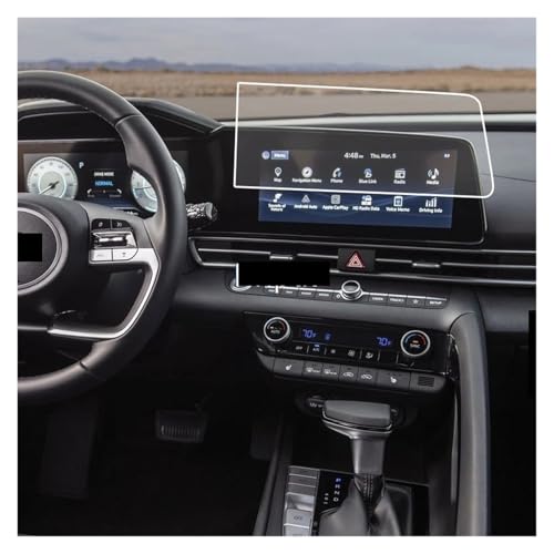 Protection Écran Elantra CN7 Verre Trempé : Gardez Votre Navigation Neuve