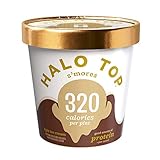Halo Top S'mores Ice Cream,, 16 Ounce (Pack of 8)