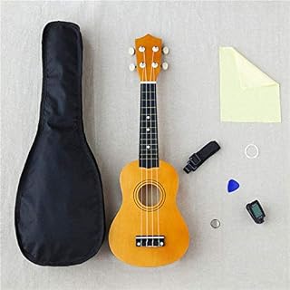HH-CC 21 Pouces 12 frettes Basswood Ukulele Soprano, 4 Cordes de Guitare, avec Sac Sangle Tuner Cordes (Color : Yellow… - Les Beatles, Paul McCartney, John Lennon, RIngo Starr, George Harrison