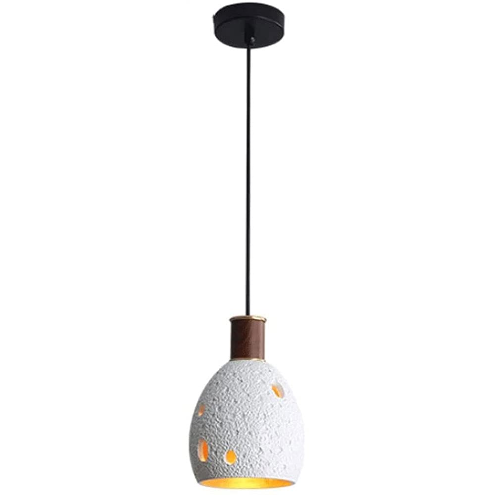 Lustre béton et résine E27 au design industriel créatif pour îlot de cuisine moderne