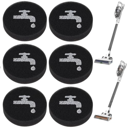 6 Pack Sponge Filter Compatible with Black+Decker