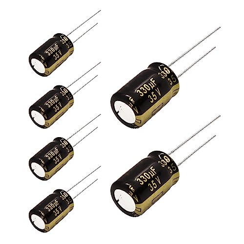 Replacement for 6 pcs Panasonic FM Series Capacitors 35V 330uf Low Impedance