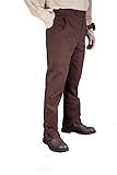 Museum Replicas Steampunk Airship Captain Men's Pants (Small) Brown