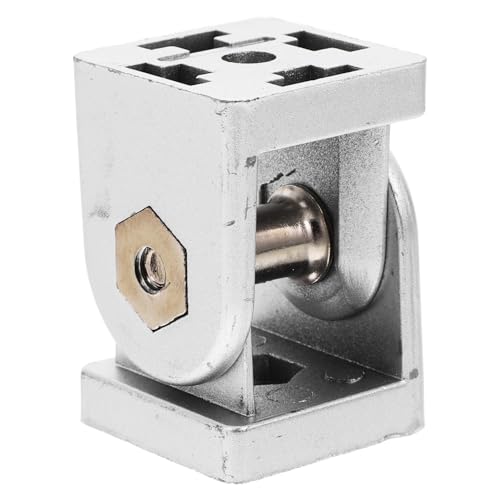 Yardenfun Aluminum Pivot Joint Connector Flexible Hinge for Aluminum Extrusion Profile Adjustable Angle Connector for Pr