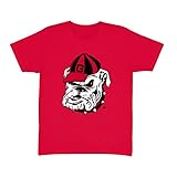 Two Feet Ahead Georgia Bulldogs Primary Jumbo Logo T-Shirts Tee College Licensed Toddler (2T, Georgia Bulldogs)