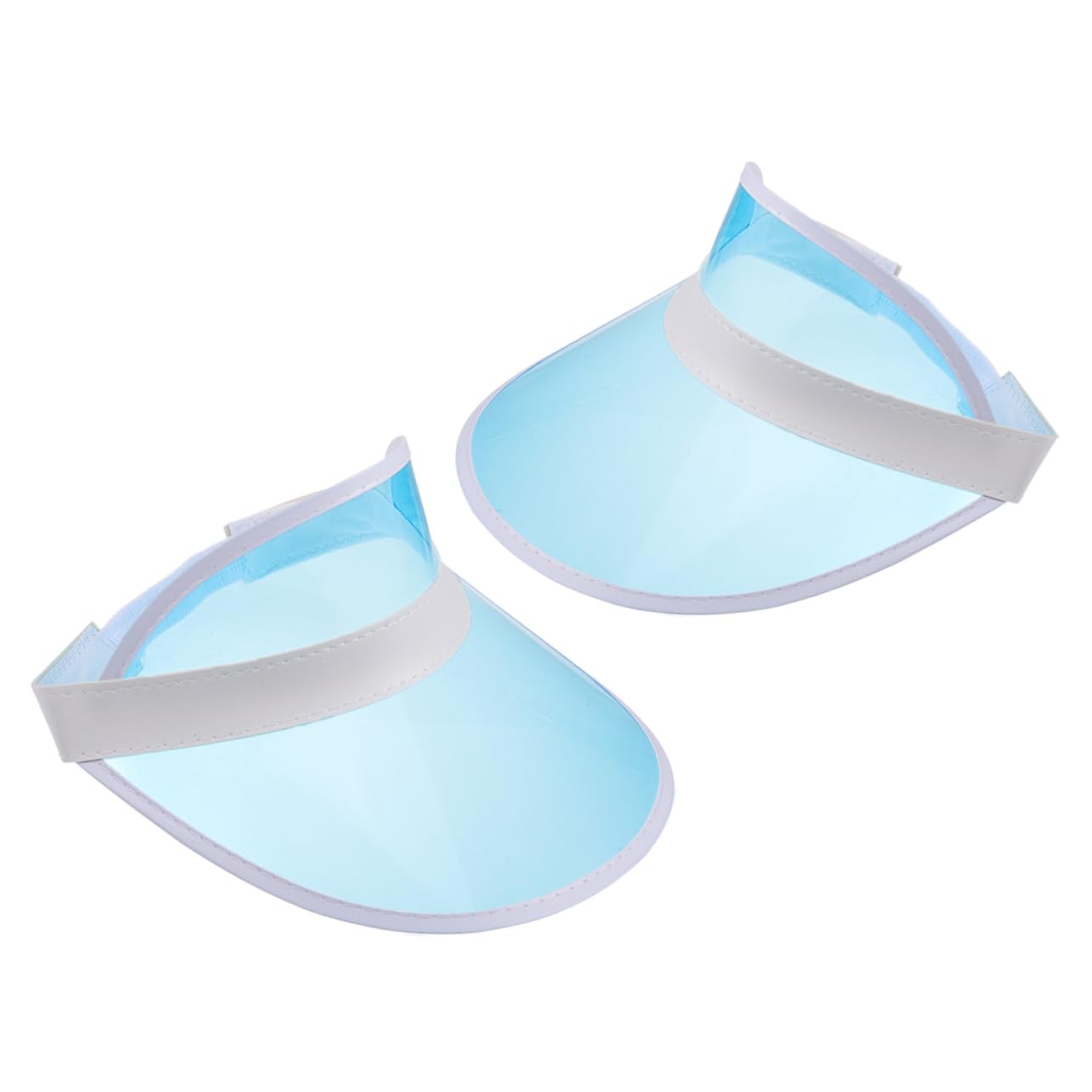 Toddmomy 8pezzi Cappellino Visiera Trasparente per Sole Protezione UV Estivi per Sport e attività all Colori