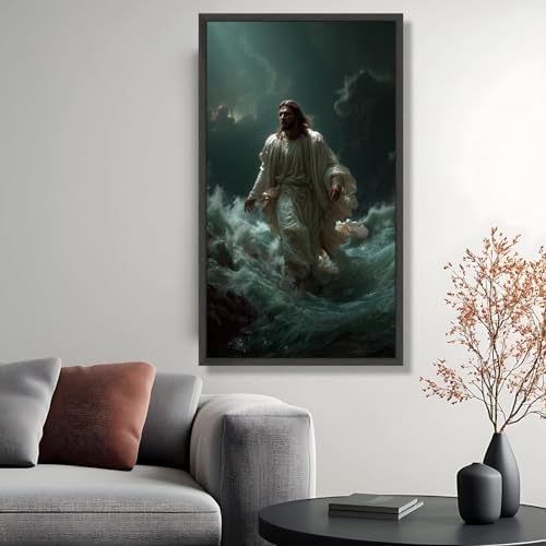 Toile Jésus marchant sur l'eau tableau pour apaiser l'esprit - 2