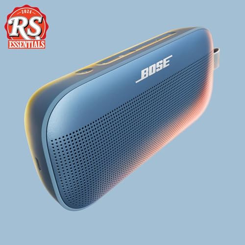 Bose SoundLink Flex Bluetooth Speaker (2nd Gen) Bundle with Fast Charger - Portable Outdoor Speaker with Hi-Fi Audio, Waterproof and Dustproof, USB-C, Up to 12 Hours Battery Life, (Blue Dusk) - image 5