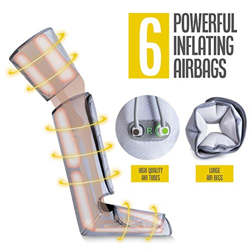 Medical King Leg Massager For Circulation With Heat Compression Foot Leg Massager For Relaxation Calf, Thigh Massager Reliefs Pain #TOP4