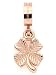 Produktbild Leonardo Fredi Clip&Mix Anhänger aus Edelstahl 1 Stück, kleiner Kleeblatt Ketten-Anhänger in roségold, Glücksbringer, Damen Modeschmuck, 021787
