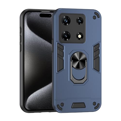 Ή@ for Infinix Note 30 Pro X}zP[X,Ή@ for Infinix Note 30 Pro X678B J[}Eg }OlbgX^h [n[hPC+TPU] 2 in 1 Blue