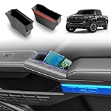 Neepiar Center Console Organizer Compatible with 2024 2025 2026 Toyota Tacoma 2025 2026 4Runner Front Door Handle Storage Box Interior Insert Tray Accessories