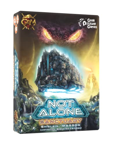 GDM GAMES - Not Alone Sanctuary - Expansión de Not Alone - Juego de mesa - Strategy and deduction game - de 2 a 7 jugadores - A partir de 10 años. 45 min.