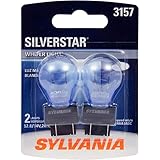 SYLVANIA 3157 SilverStar High Performance Miniature Bulb, (Contains 2 Bulbs)