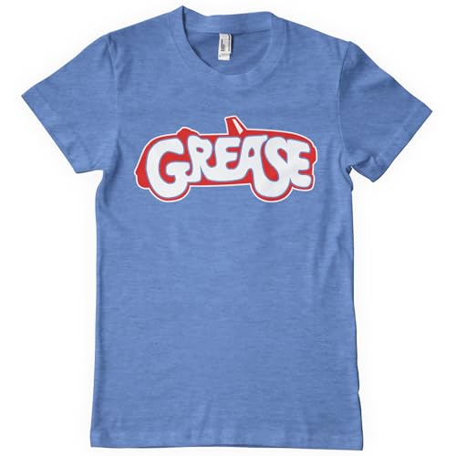 T-shirt Grease homme XL bleu avec logo de film classique vintage