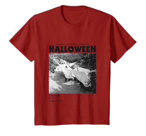 Image of Halloween Michael Myers Standing by Clothes Line T-Shirt