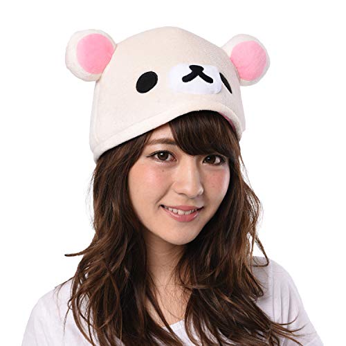 Southwark RAX-015 Korilakkuma Fleece Kigurumi Half Cap, Adult Size