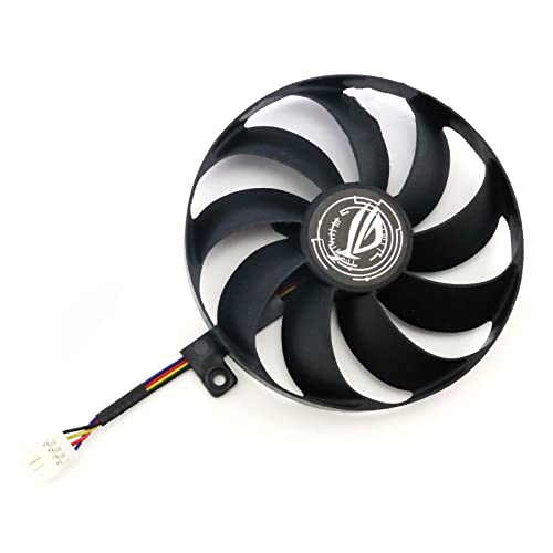 Ventilateur de refroidissement pour carte graphique T129215SU pour ASUS ROG RTX2060 2070S 2080ti RX5700XT Pièce de rechange (ventilateur gauche)