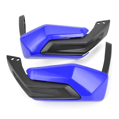 Protège-mains moto bleu Tenere 700 2025 évite les mains gelées et les leviers cassés
