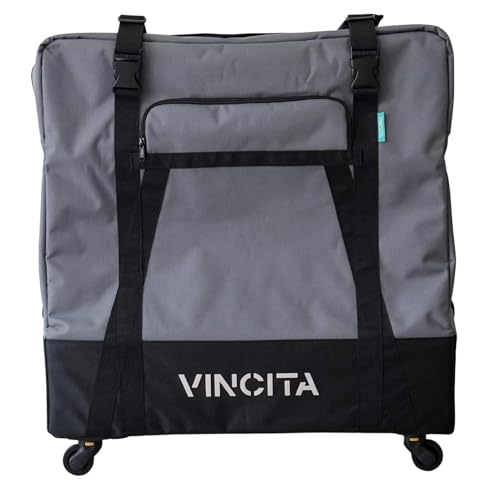 �yVINCITA�z�܂肽���ݎ��]�ԗp �֍s�o�b�O for BROMPTON �֍s�P�[�X �L���X�^�[�t�� �o�b�N�p�b�N�� �K�[�����g�o�b�O�t�� Sightseer 4.0 Travel Set (�O���[)