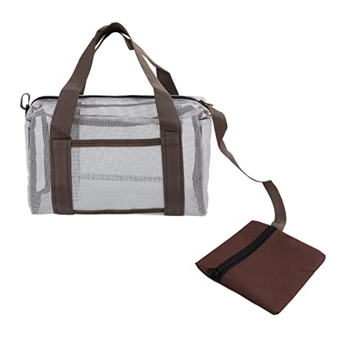 Saco de Praia Extra Grande, Saco de Praia de Malha Com Economia de Espaço Com Zíper Superior à Prova