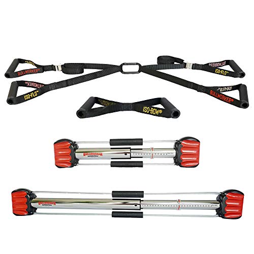 Bullworker Power Pack - Cross Training Portable Home Gym for Total Body Fitness (Bow Classic, Steel Bullworker Power Pack - Cross Training Portable Home Gym for Total Body Fitness (Bow Classic, Steel