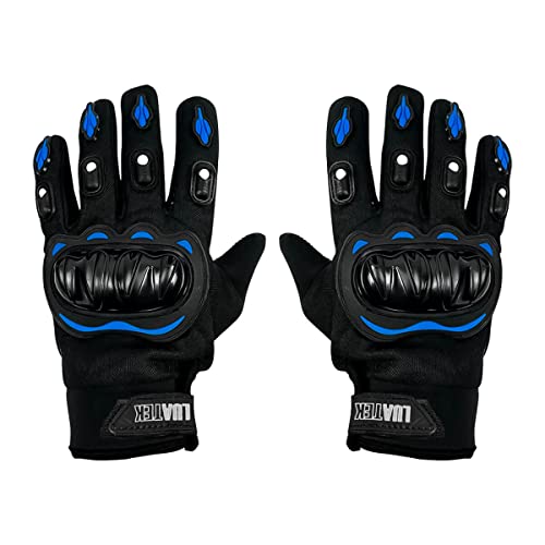 Luva para Motociclista Anti Impacto Respirável Antiderrapante + Proteção (XXL)