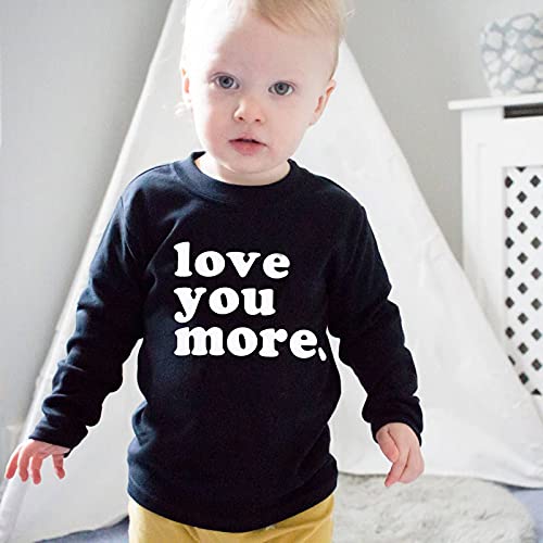 Sweatshirt baby kinderen trui ronde hals lange mouwen effen briefprint warm bovendeel top longsleeve casual trui lange… - Image 5
