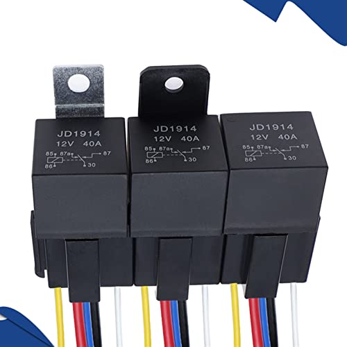 Relais automobile normalement ouvert 12V 24V 40A étanche JD2912 - 4