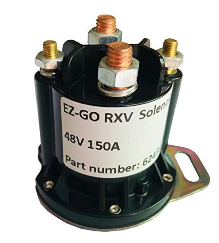 Dr.Acces Golf Cart Solenoid for EZGO RXV Electric Golf Cart Solenoid, 48V 150A,4 Terminal OEM# 624317,649373